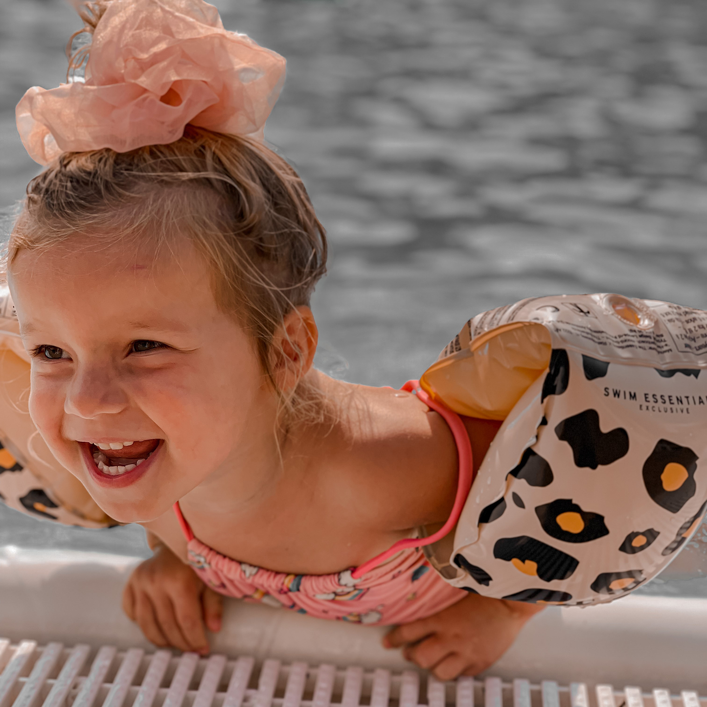 Swim Essentials - Zwembandjes Beige Leopard