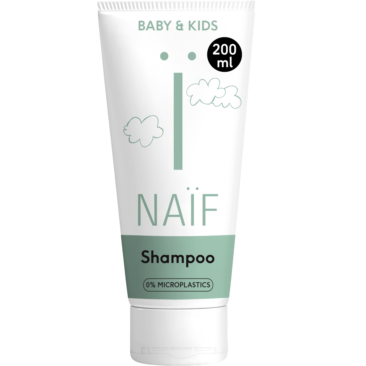 Naïf - voedende shampoo voor baby & kids (200 ml)
