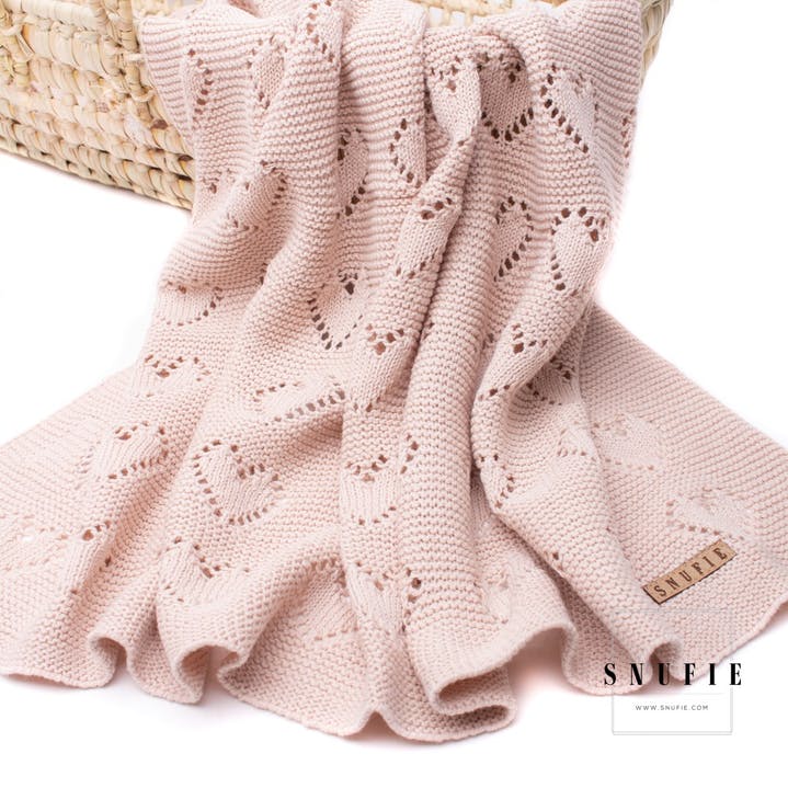 SNUFIE - baby deken LOVE - Beige