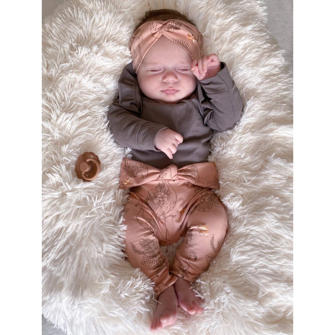 LITTLE ADVENTURE - Ruffle Top - Taupe