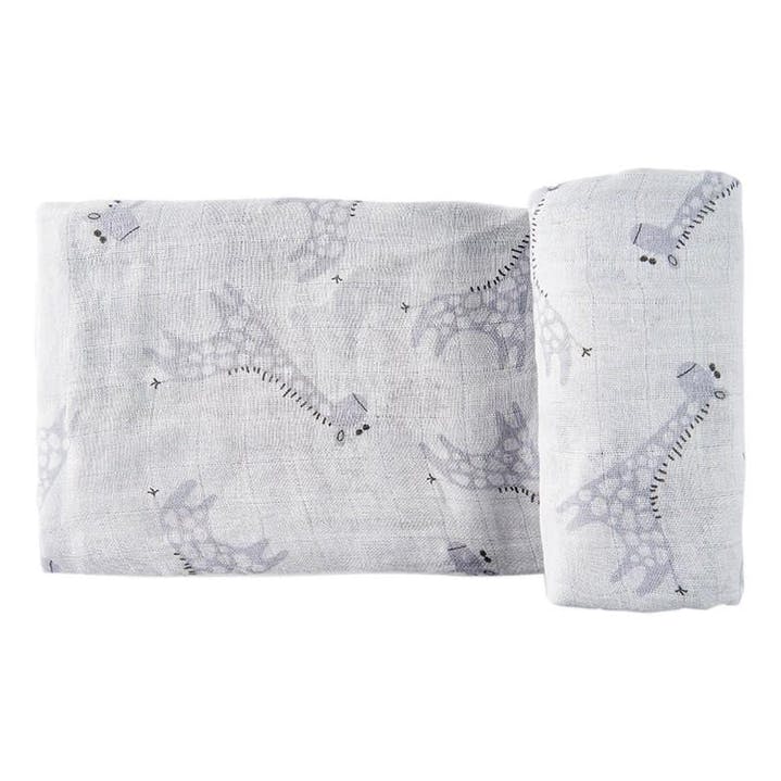 HAPPY BEAR - Hydrofiele doek - Blue Giraffe