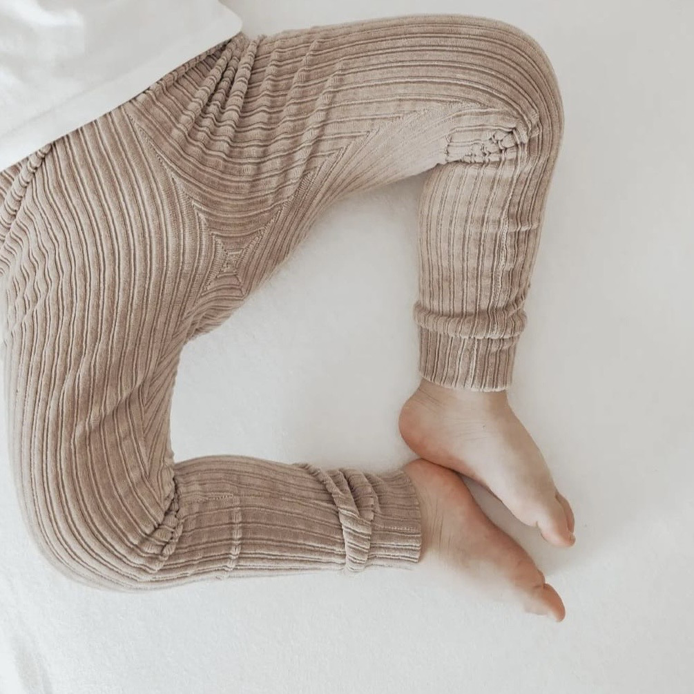 FEATHERS - Broekje Corduroy - Sand