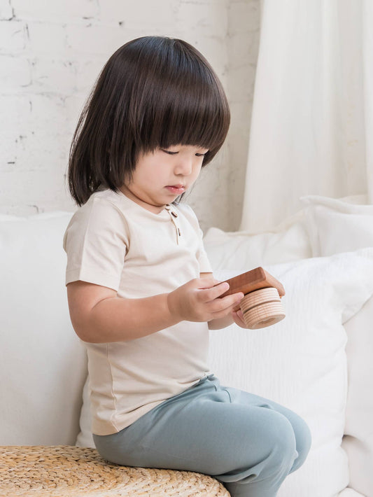 Colored Organics - Reef Henly t-shirt -Natural