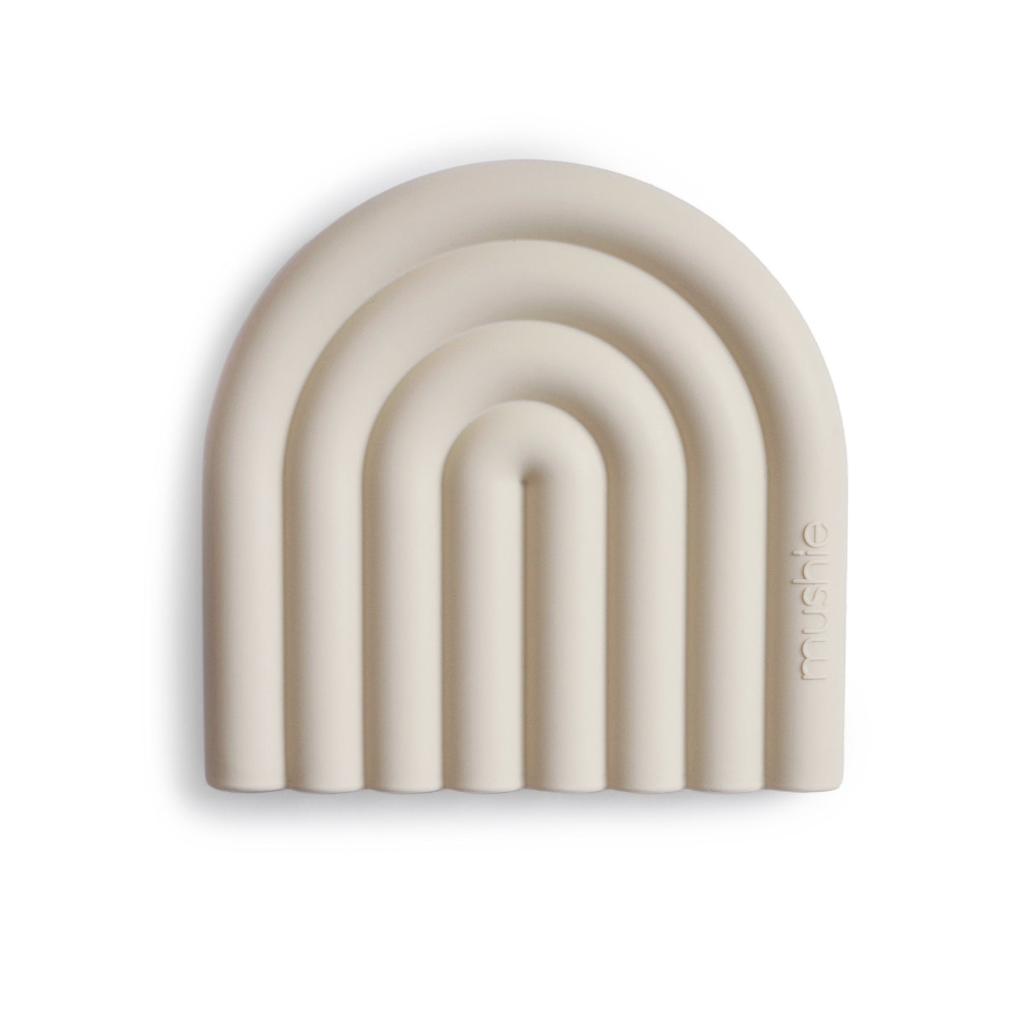 Mushie - Teether Rainbow - Sand