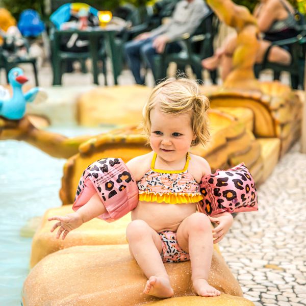 Swim Essentials - Zwembandjes Rose Gold Leopard