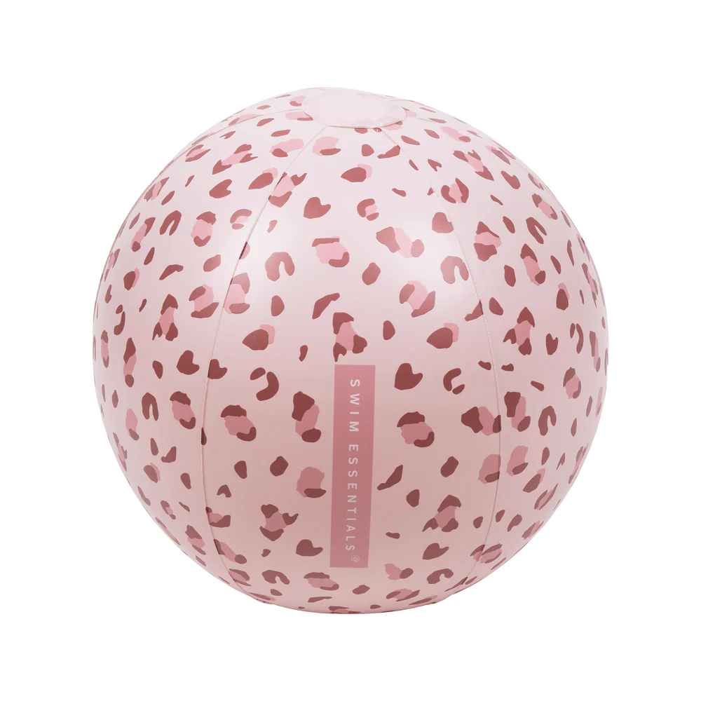 Swim Essentials - Beach Ball Old Pink Leopard