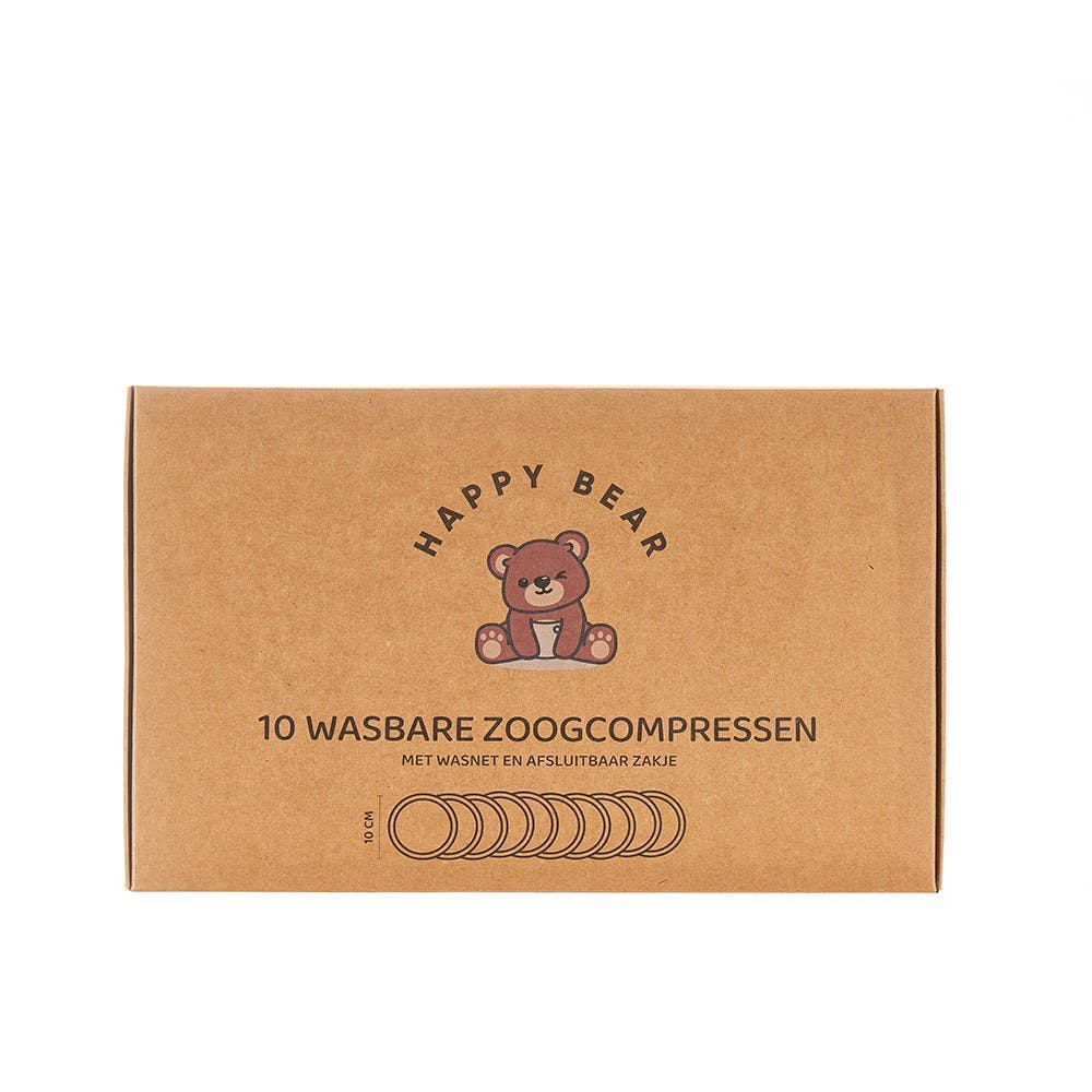 HAPPY BEAR - Zoogcompressen 10 stuks